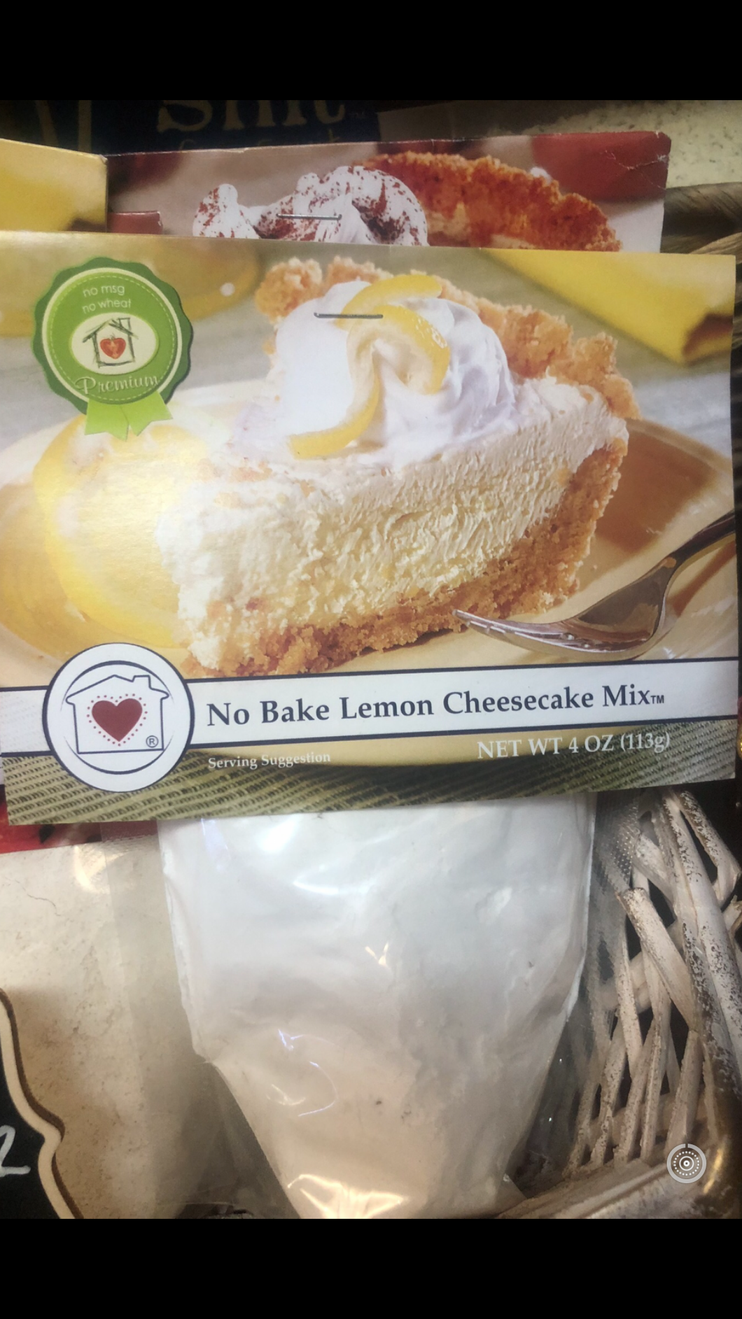 LEMON NO BAKE CHEESECAKE