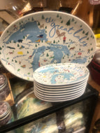 TIDBIT TRAY ,small Michigan Map