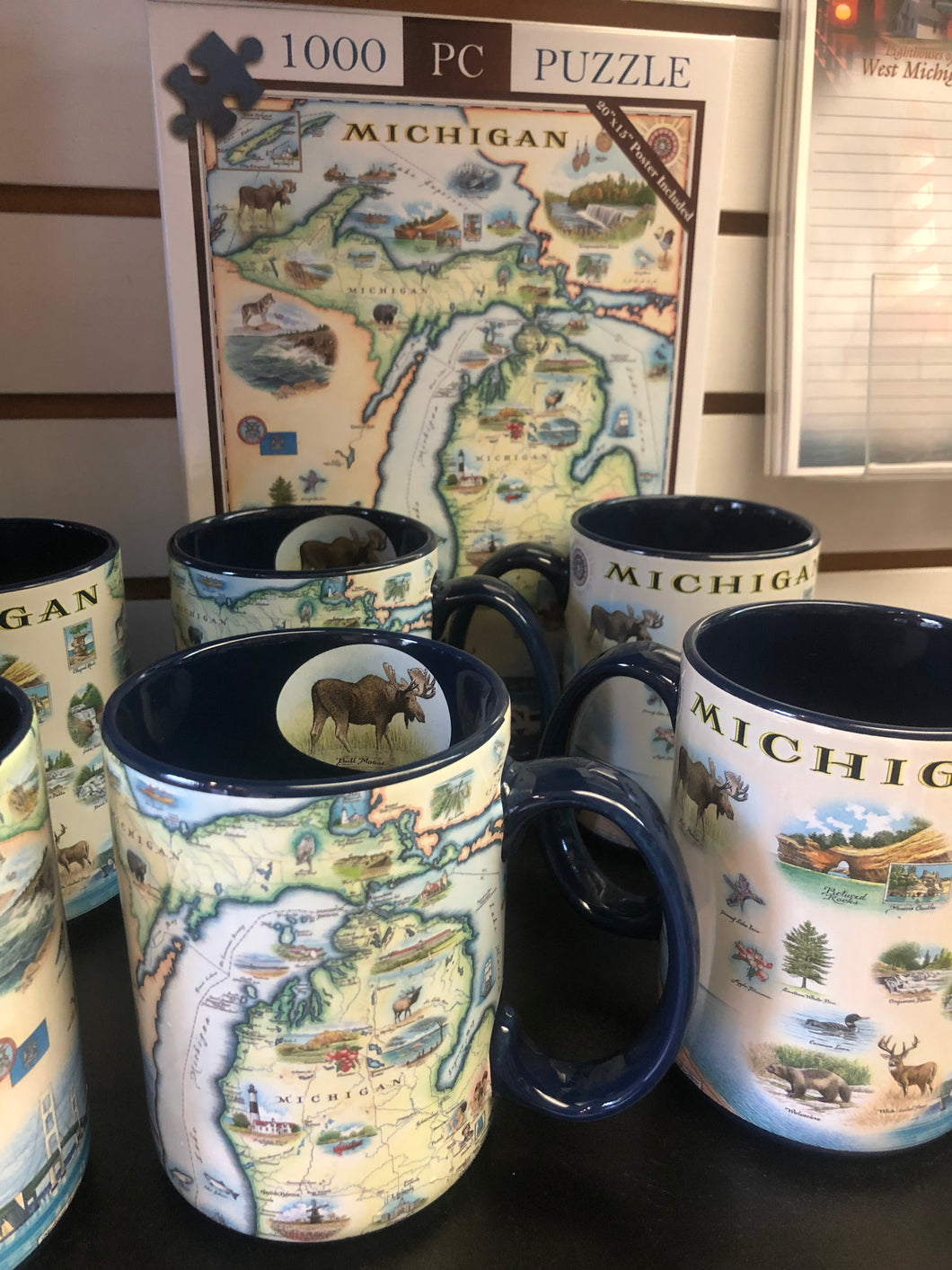 Michigan Map Mugs